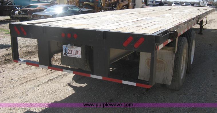 image for item G8409 1995 Viking V-F-96-48 flatbed trailer