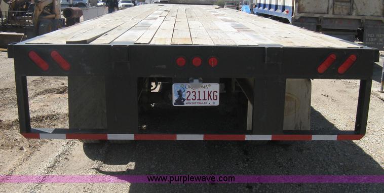 image for item G8409 1995 Viking V-F-96-48 flatbed trailer