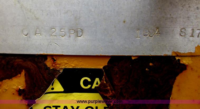 image for item G8778 1994 Dynapac CA25PD vibratory pad foot roller