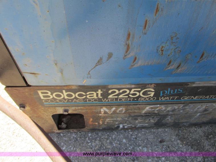 image for item G8780 Miller Bobcat 225G welder/generator