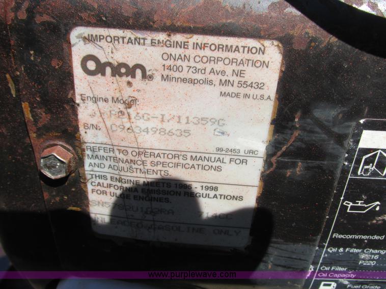 image for item G8780 Miller Bobcat 225G welder/generator