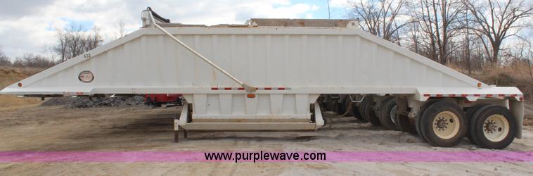 image for item H1427 2008 Construction Trailer Specialist, Inc. BDT-40 belly dump trailer