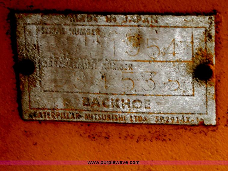 image for item H2112 1979 Caterpillar 931 track loader with backhoe attachment