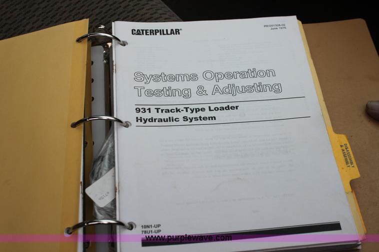 image for item H2112 1979 Caterpillar 931 track loader with backhoe attachment