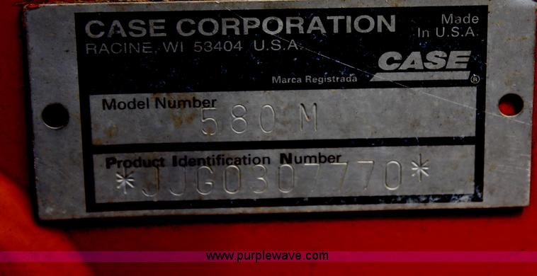 image for item H2597 2002 Case 580M backhoe