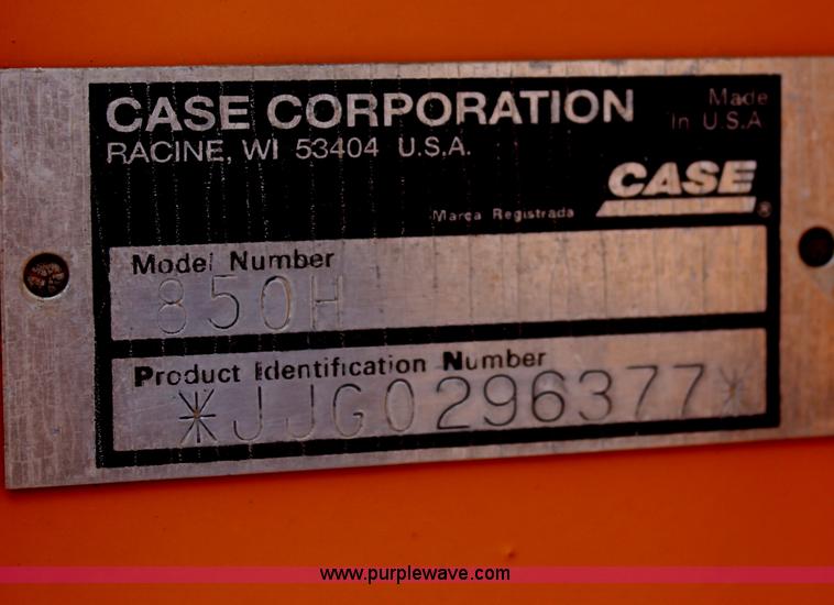 image for item H2599 2001 Case 850H long track series dozer