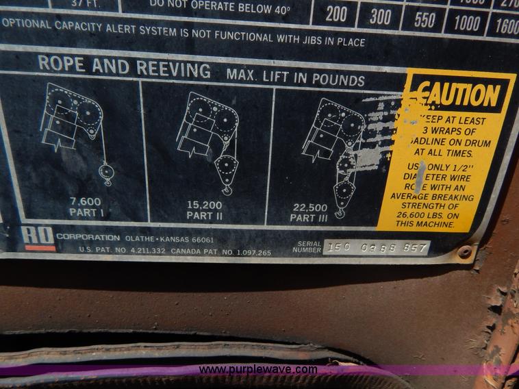 image for item H3458 1980 Mack RS685LS crane truck