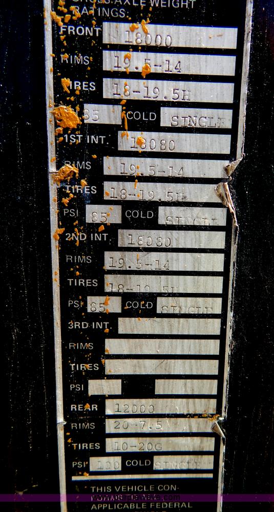 image for item H3458 1980 Mack RS685LS crane truck