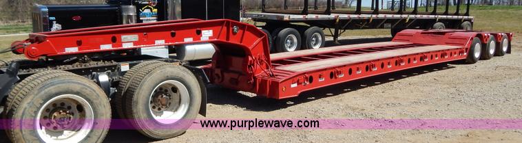 image for item H3460 1985 Liddell triple axle lowboy trailer