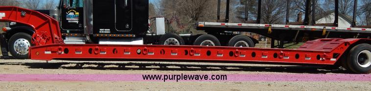 image for item H3460 1985 Liddell triple axle lowboy trailer