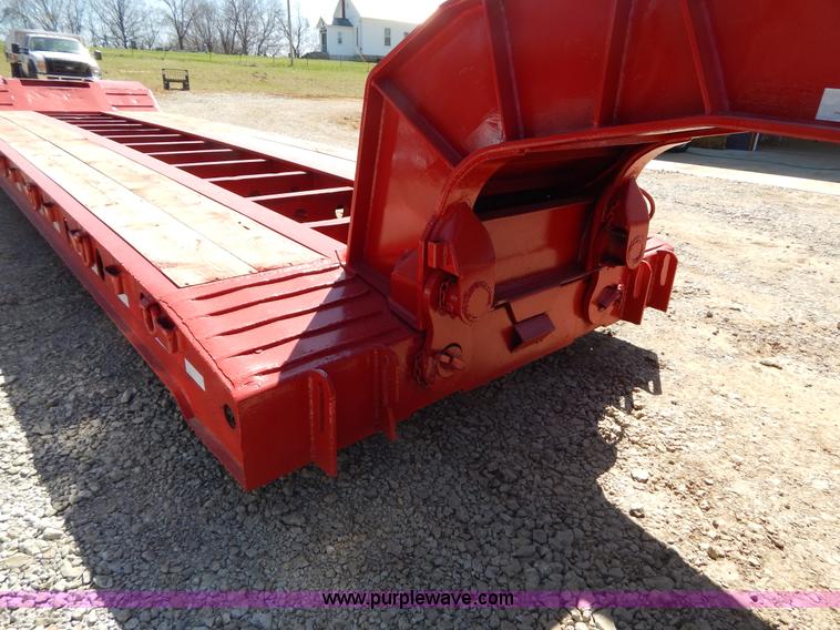 image for item H3460 1985 Liddell triple axle lowboy trailer