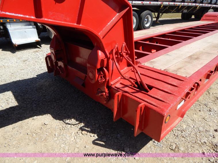 image for item H3460 1985 Liddell triple axle lowboy trailer