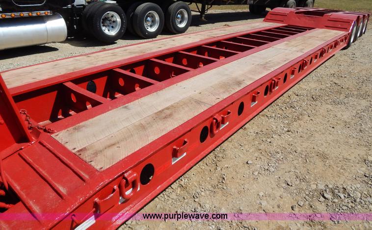 image for item H3460 1985 Liddell triple axle lowboy trailer