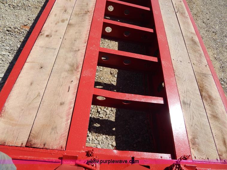 image for item H3460 1985 Liddell triple axle lowboy trailer