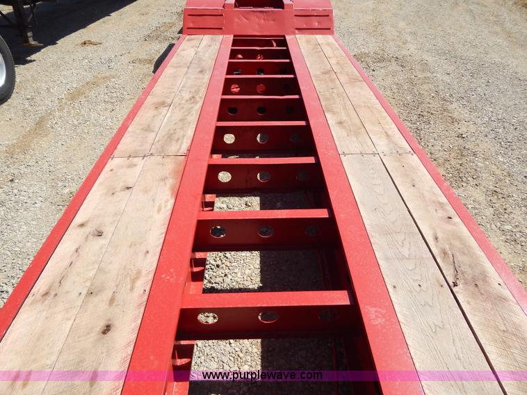 image for item H3460 1985 Liddell triple axle lowboy trailer