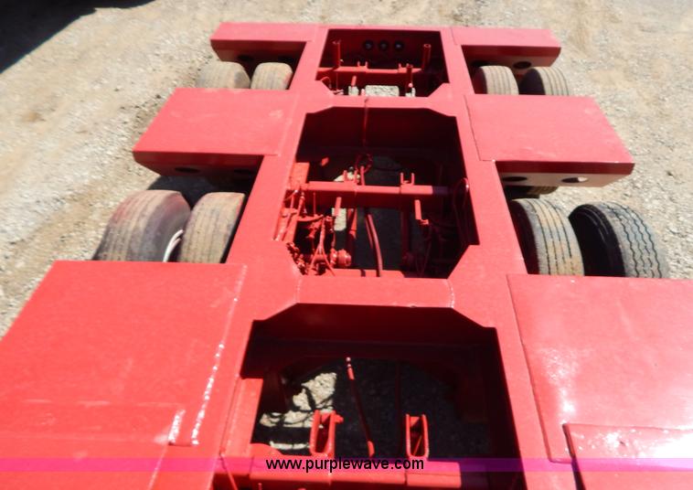 image for item H3460 1985 Liddell triple axle lowboy trailer