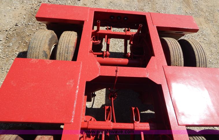 image for item H3460 1985 Liddell triple axle lowboy trailer