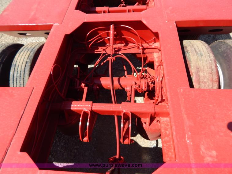 image for item H3460 1985 Liddell triple axle lowboy trailer