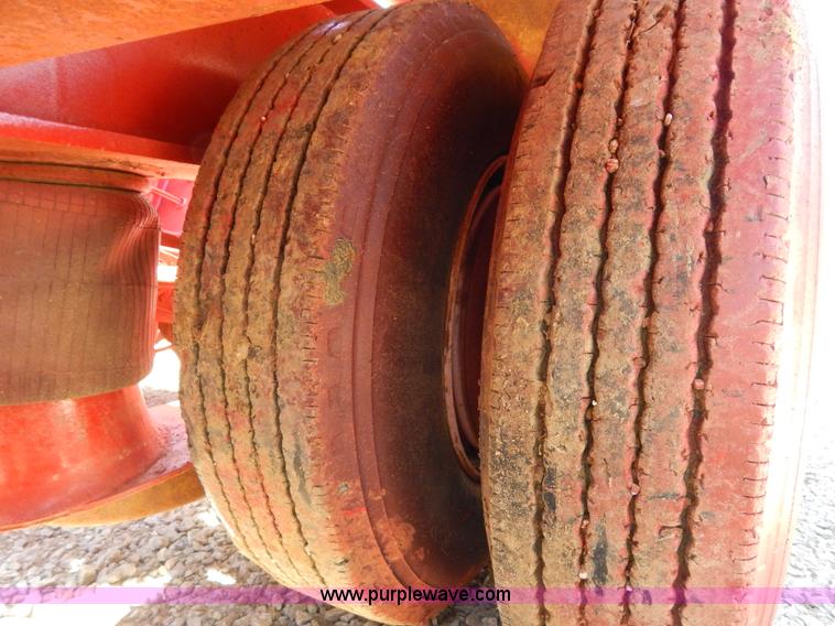 image for item H3460 1985 Liddell triple axle lowboy trailer