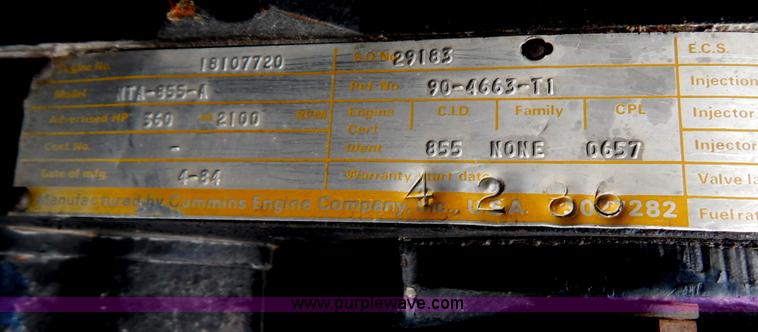 image for item H3801 1984 Steiger Panther KS-360 4WD tractor