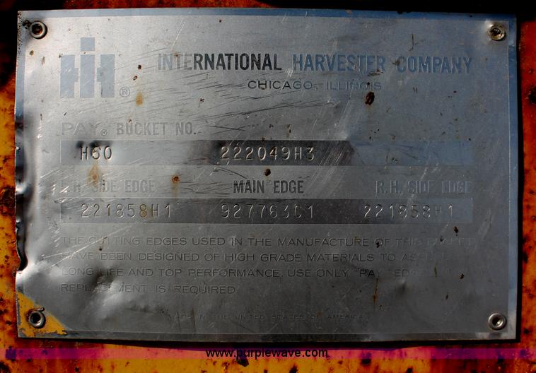 image for item H5722 1973 Hough H60 Pay Loader wheel loader