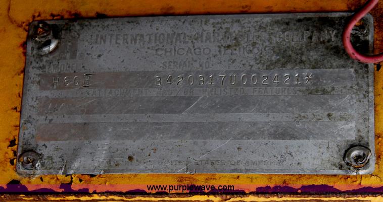 image for item H5722 1973 Hough H60 Pay Loader wheel loader