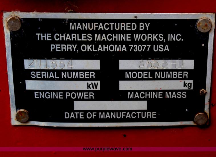 image for item H6012 Ditch Witch 7610 trencher