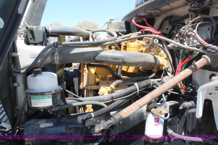 image for item H6088 2003 Freightliner FL80 flatbed truck with knuckle boom crane