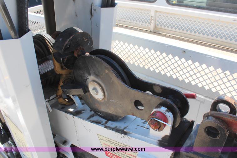 image for item H6088 2003 Freightliner FL80 flatbed truck with knuckle boom crane