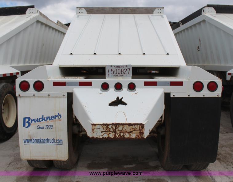 image for item H6151 2009 Construction Trailer Specialist, Inc. BDT-40 belly dump trailer