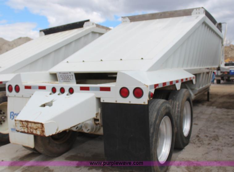 image for item H6151 2009 Construction Trailer Specialist, Inc. BDT-40 belly dump trailer