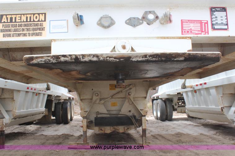 image for item H6152 2009 Construction Trailer Specialist, Inc. BDT-40 belly dump trailer