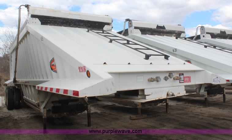 image for item H6160 2007 Construction Trailer Specialist, Inc. BDT-40 belly dump trailer