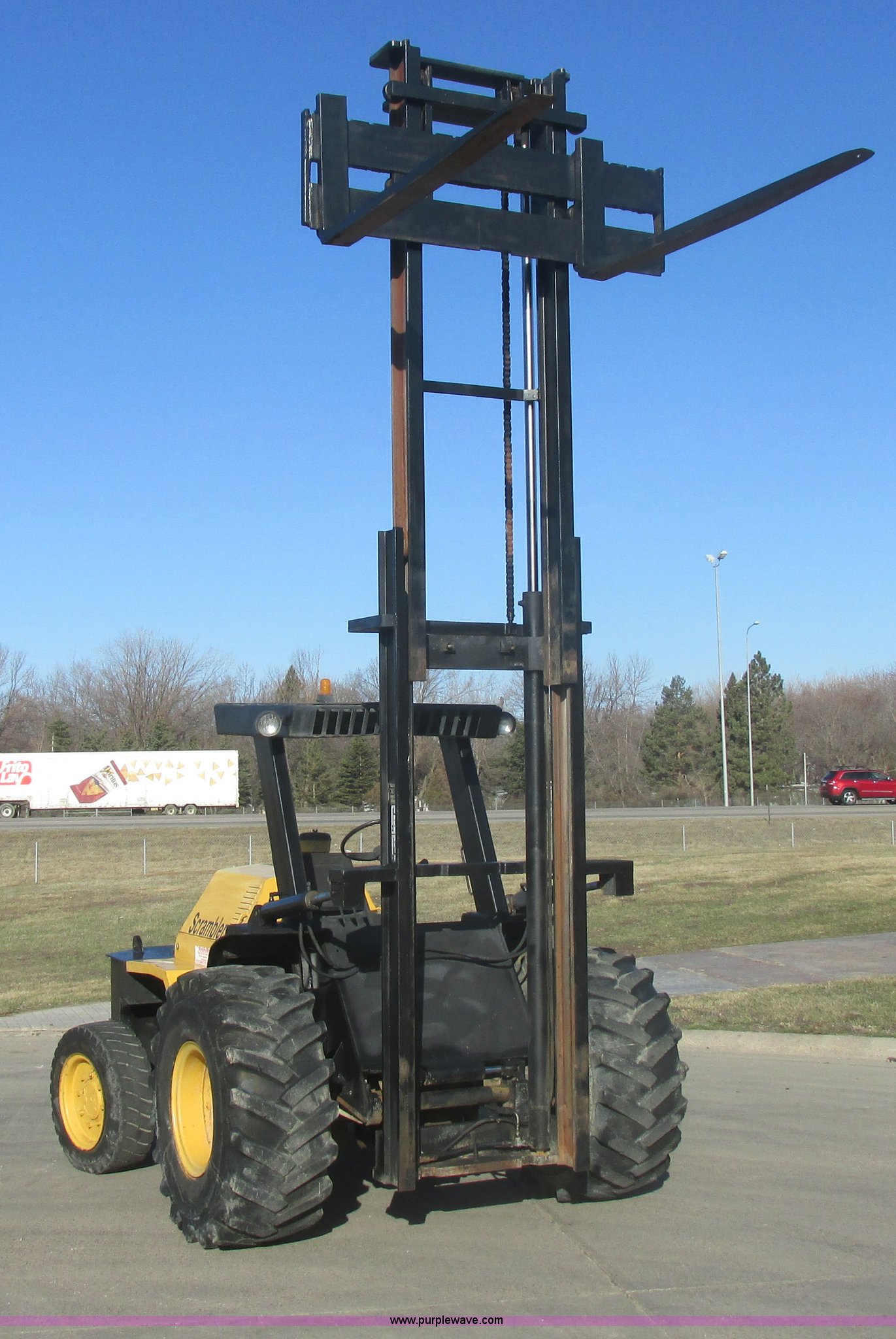 1997 Mastercraft Scrambler S8PFW7 rough terrain forklift in Sioux