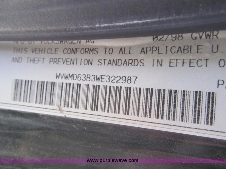 image for item I7111 1998 Volkswagen Passat GLS