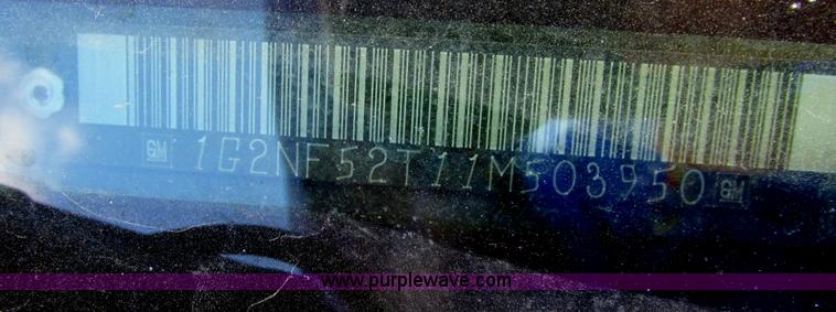 image for item I9705 2001 Pontiac Grand AM SE1