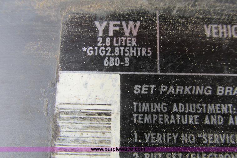 image for item I9707 1987 Chevrolet S10 SUV