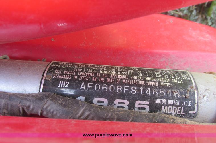 image for item I9713 1985 Honda Spree NQ50 scooter