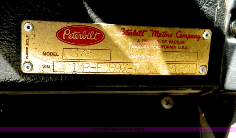 image for item AD9848 1994 Peterbilt 378 semi truck