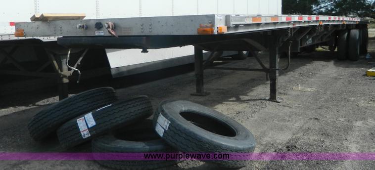 image for item AD9850 2002 Transcraft Eagle Super Beam flatbed trailer