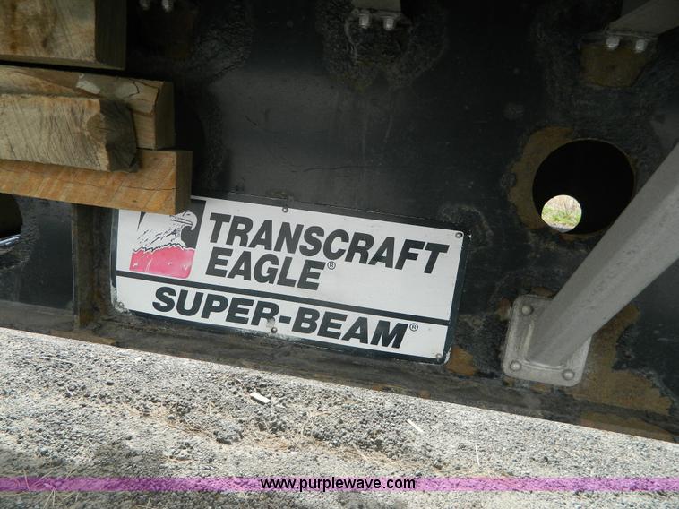 image for item AD9850 2002 Transcraft Eagle Super Beam flatbed trailer