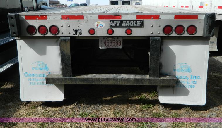 image for item AD9850 2002 Transcraft Eagle Super Beam flatbed trailer