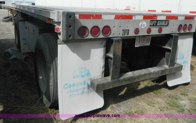 image for item AD9850 2002 Transcraft Eagle Super Beam flatbed trailer