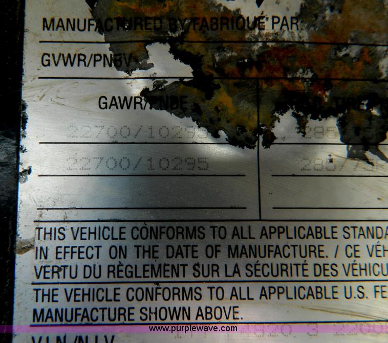 image for item AD9850 2002 Transcraft Eagle Super Beam flatbed trailer