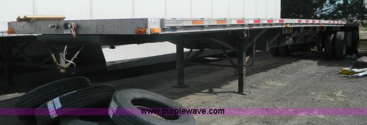 image for item AD9850 2002 Transcraft Eagle Super Beam flatbed trailer