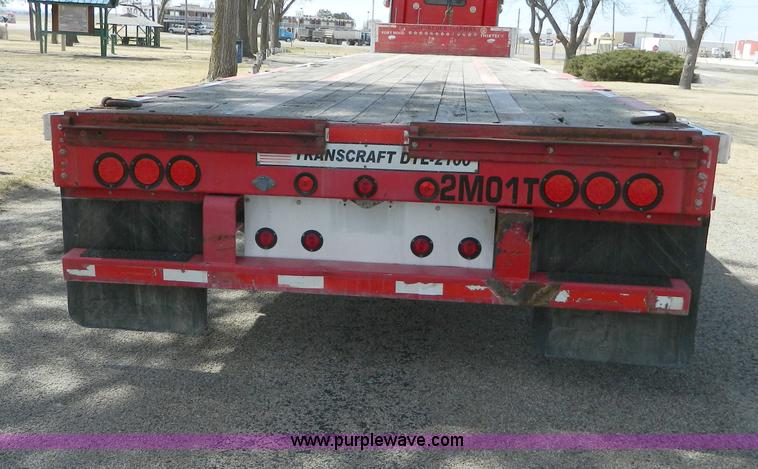 image for item AQ9498 2006 Transcraft DTL-2100 RS2 52' drop deck sliding spread axle trailer