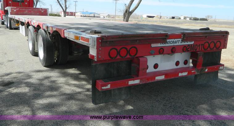 image for item AQ9498 2006 Transcraft DTL-2100 RS2 52' drop deck sliding spread axle trailer