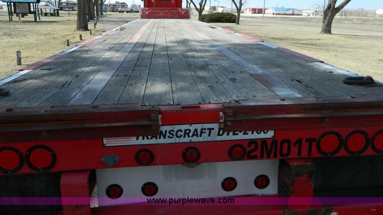 image for item AQ9498 2006 Transcraft DTL-2100 RS2 52' drop deck sliding spread axle trailer