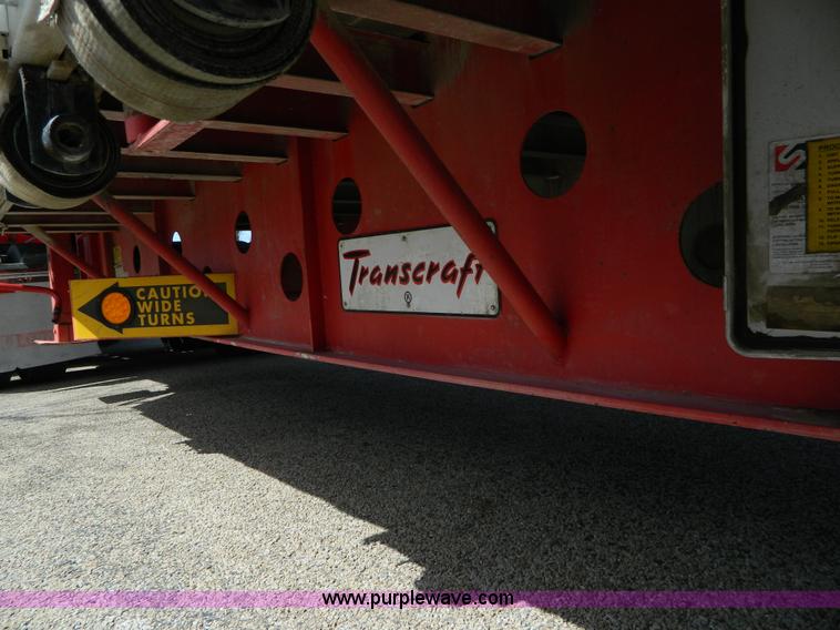 image for item AQ9498 2006 Transcraft DTL-2100 RS2 52' drop deck sliding spread axle trailer