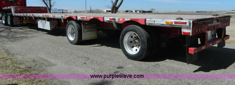 image for item AQ9498 2006 Transcraft DTL-2100 RS2 52' drop deck sliding spread axle trailer